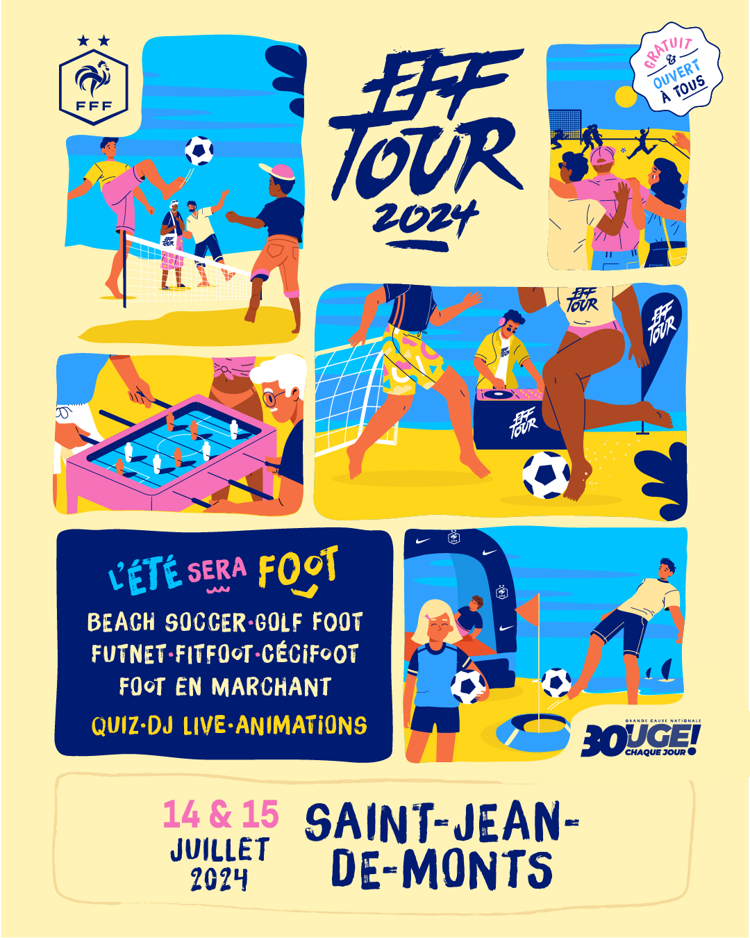 You are currently viewing FFF Tour – 22ème édition – St Jean de Monts