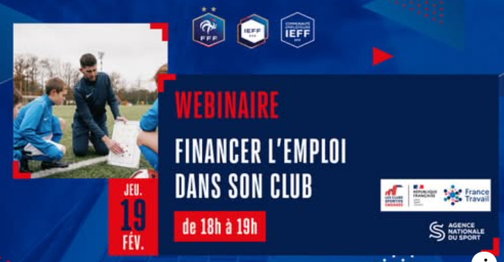You are currently viewing Webinaire « financer l’emploi dans mon club » Jeudi 19.02.2026