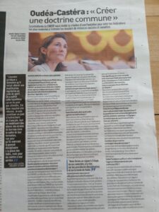 Interview d&rsquo;Amélie Oudéa-Castera, présidente du CNOSF.